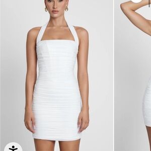 LEAU Toulouse Halter Corset Mini Dress